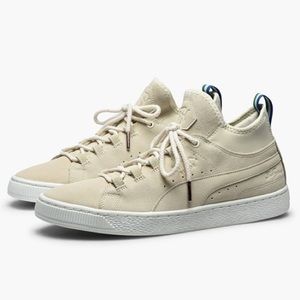 Puma x Big Sean Suede White Mid Classic $110 Shoes